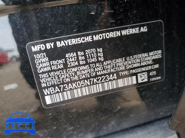 2022 BMW 228XI WBA73AK05N7K22344 Bild 9