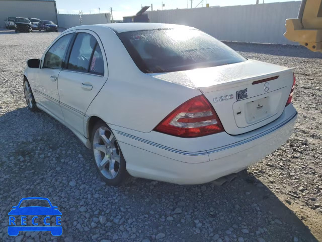 2007 MERCEDES-BENZ C CLASS WDBRF52H57A931330 image 2