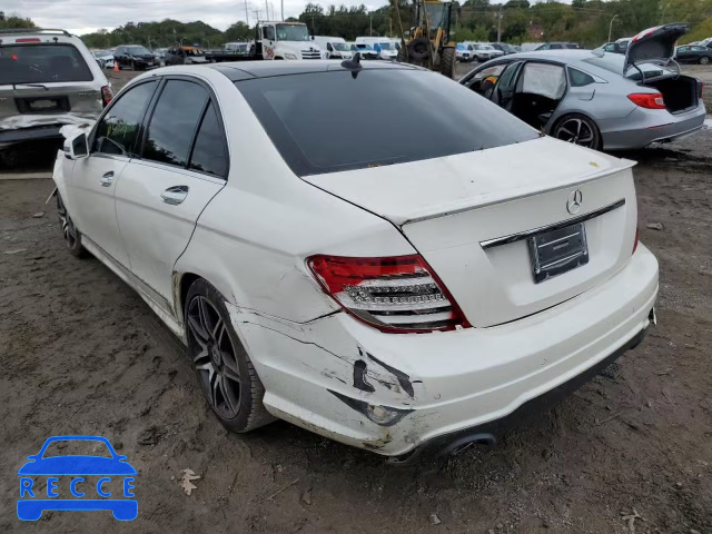 2013 MERCEDES-BENZ C CLASS WDDGF8AB2DA776759 зображення 2