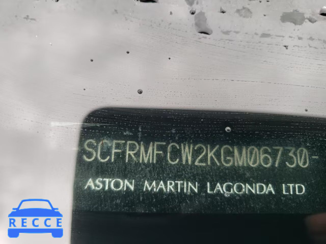 2019 ASTON MARTIN DB11 SCFRMFCW2KGM06730 image 9