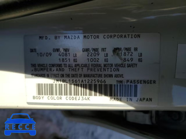 2010 MAZDA 3 S JM1BL1S61A1225966 Bild 9