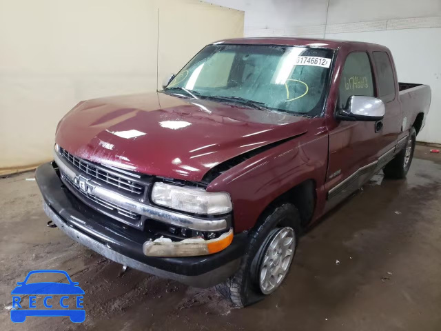 2002 CHEVROLET 1500 SILVE 2GCEK19T221283740 Bild 1