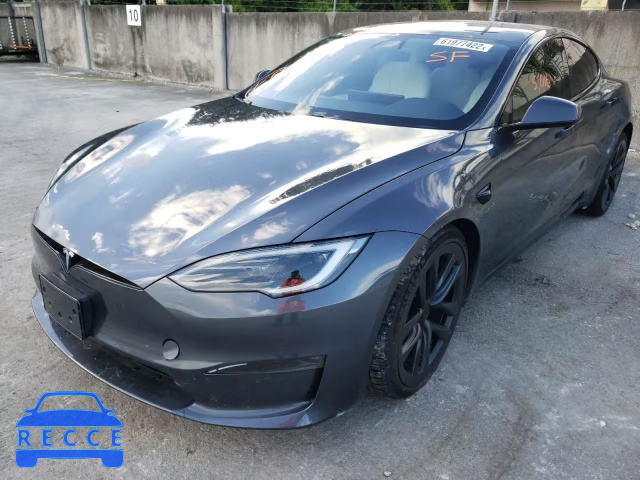 2022 TESLA MODEL S 5YJSA1E53NF478485 зображення 1