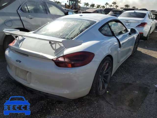 2016 PORSCHE CAYMAN GT4 WP0AC2A89GK197454 image 3