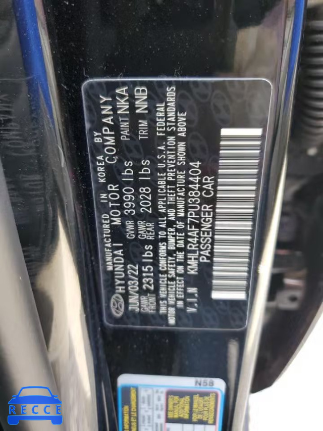 2023 HYUNDAI ELANTRA N KMHLR4AF7PU384404 image 9
