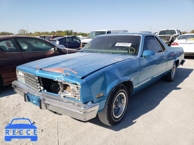 1986 CHEVROLET EL CAMINO 3GCCW80Z1GS904144 зображення 1