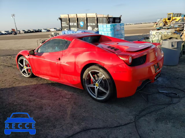 2015 FERRARI 458 SPIDER ZFF68NHA1F0204037 зображення 2