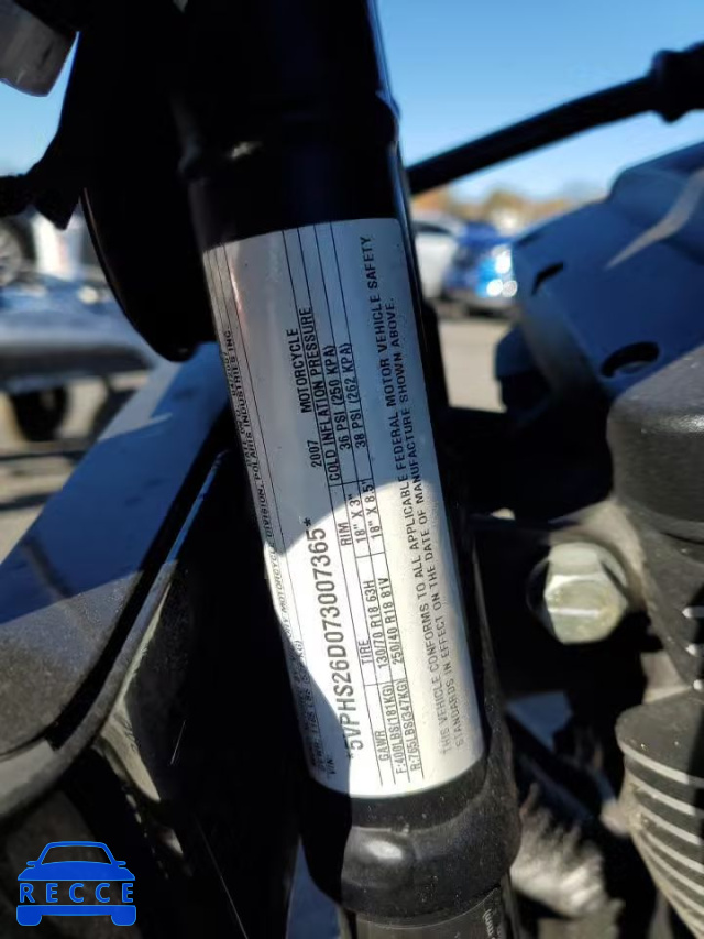 2007 VICTORY MOTORCYCLES HAMMER S 5VPHS26D073007365 image 9