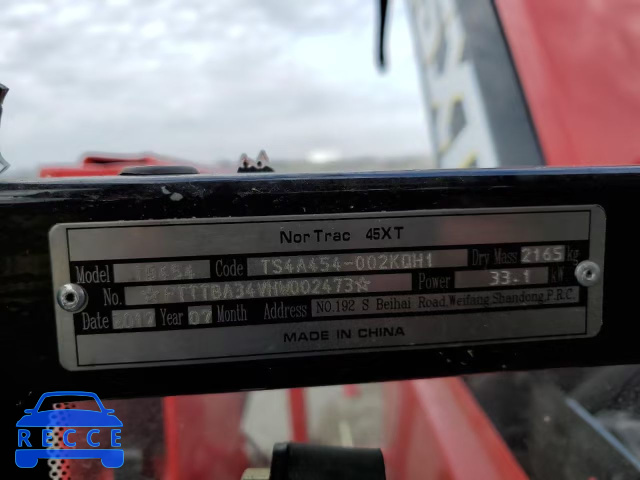 2018 TRAC TRACTOR FTTTBA34VHW002473 image 9