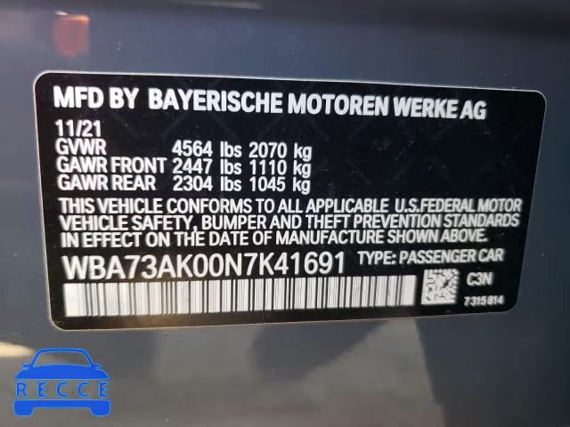 2022 BMW 228XI WBA73AK00N7K41691 Bild 11