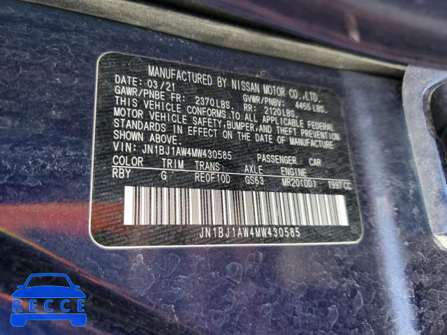 2021 NISSAN ROGUE SPOR JN1BJ1AW4MW430585 image 12