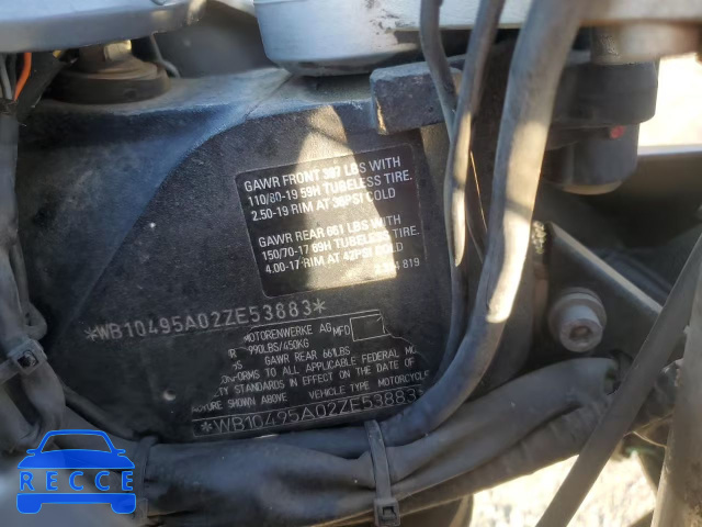 2002 BMW R1150 GS WB10495A02ZE53883 image 9