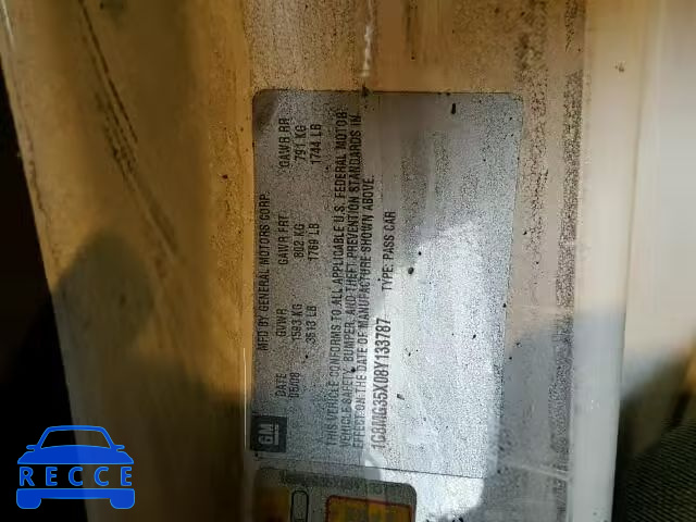 2008 SATURN SKY 1G8MG35X08Y133787 image 9