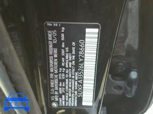 2006 BMW X5 5UXFA13526LY28660 image 9