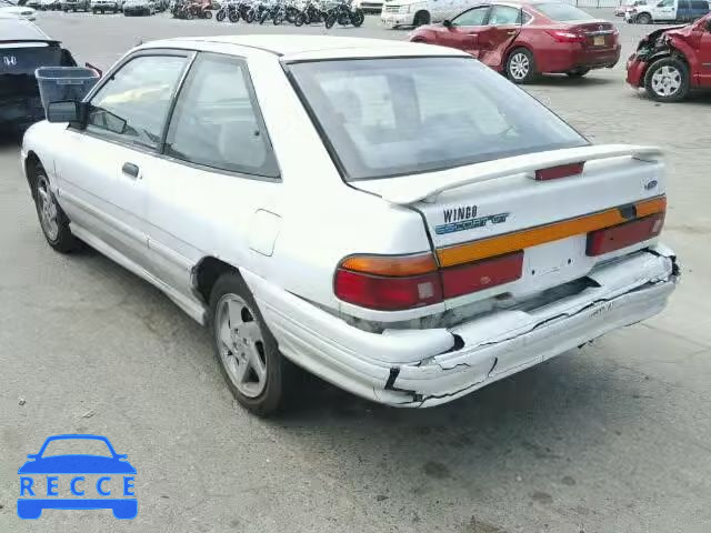 1993 FORD ESCORT GT 1FAPP1289PW308669 image 2