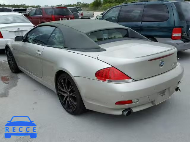 2004 BMW 645 WBAEK73444B321330 image 2