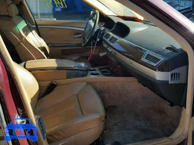 2006 BMW 750 WBAHL83556DT05234 зображення 4