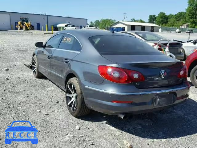 2011 VOLKSWAGEN CC WVWHN7AN3BE729395 image 2