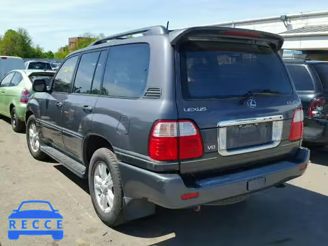 2003 LEXUS LX JTJHT00W233526015 image 2