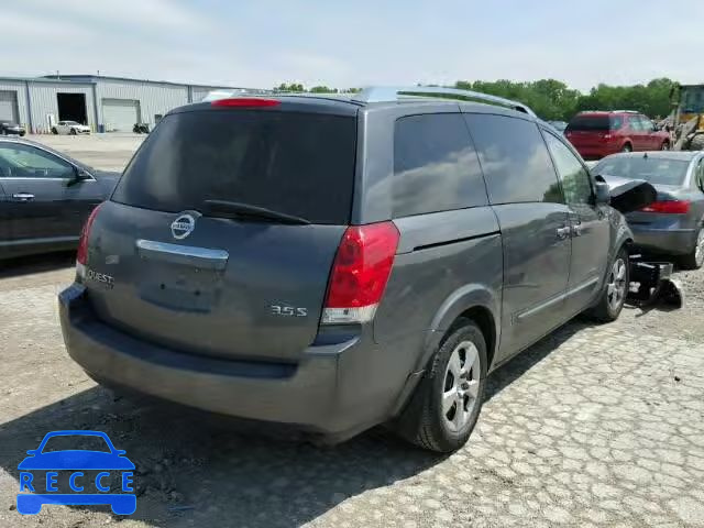 2008 NISSAN QUEST 5N1BV28UX8N119794 зображення 3