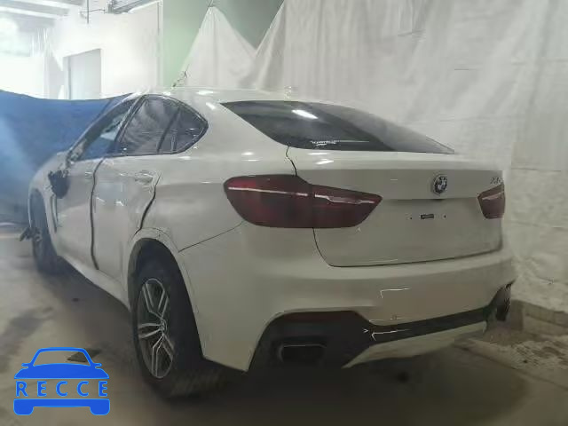 2017 BMW X6 5UXKU2C39H0U28643 image 2