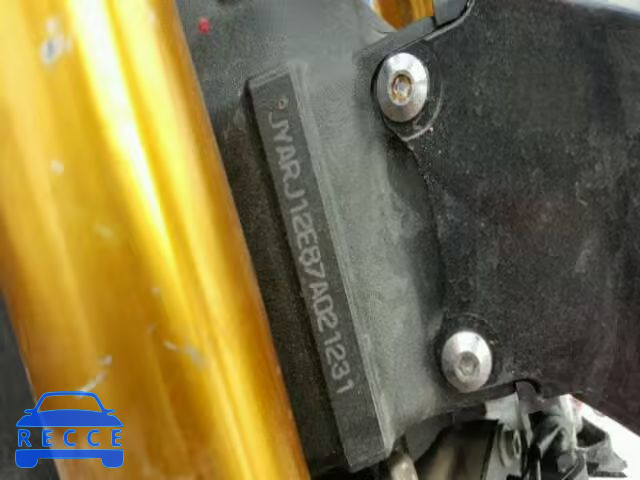 2007 YAMAHA YZFR6 JYARJ12E87A021231 image 9