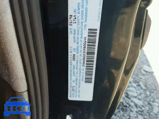 1999 VOLKSWAGEN CABRIO 3VWAB81E5XM800644 image 9