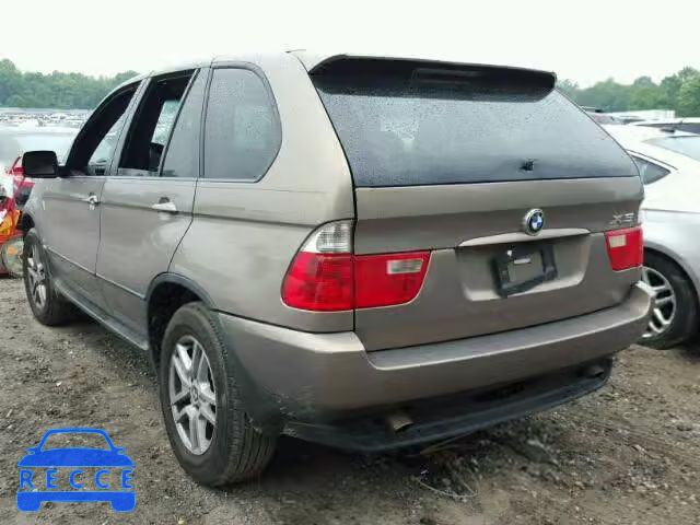 2005 BMW X5 5UXFA13555LY09888 зображення 2