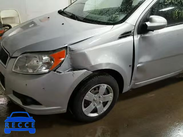 2009 CHEVROLET AVEO KL1TD66E89B621082 image 9