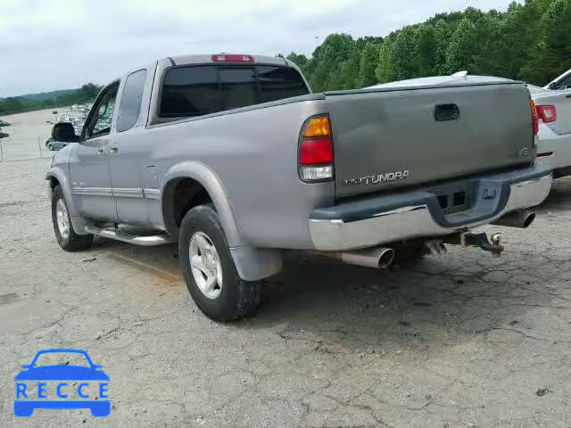 2000 TOYOTA TUNDRA 5TBRT3810YS109752 image 2