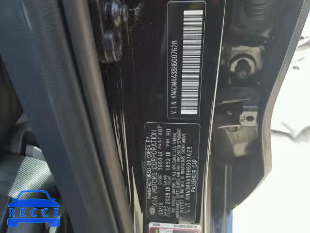2017 KIA RIO KNADM4A38H6007628 image 9