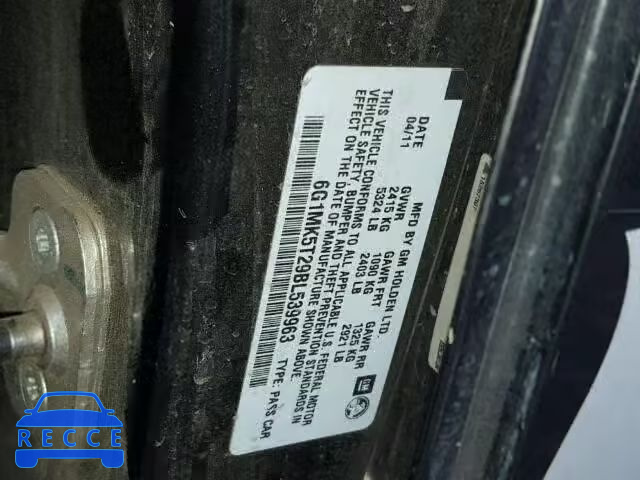 2011 CHEVROLET CAPRICE PO 6G1MK5T29BL539963 image 9
