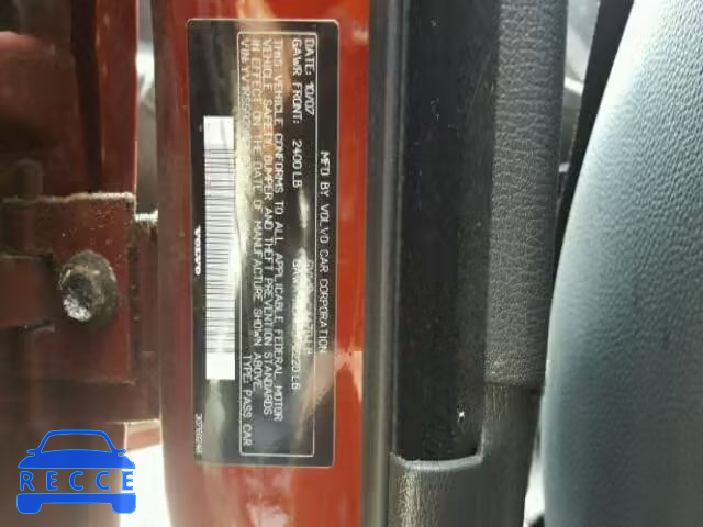 2008 VOLVO S60 YV1RS592982680025 image 9