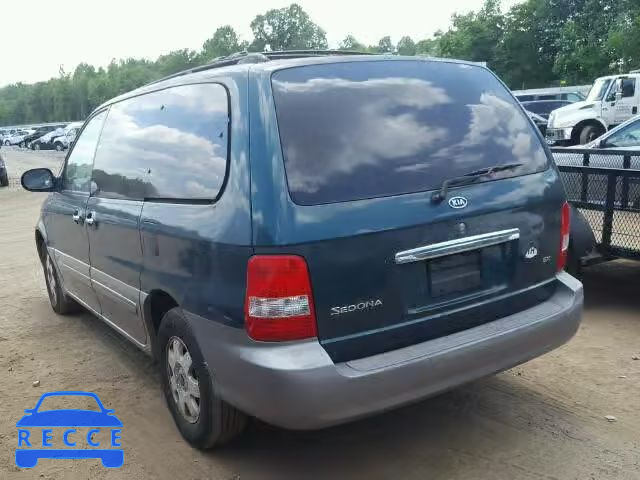 2003 KIA SEDONA KNDUP131736420511 image 2