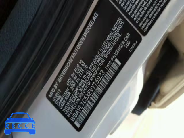 2014 BMW X1 WBAVL1C5XEVY15923 image 9