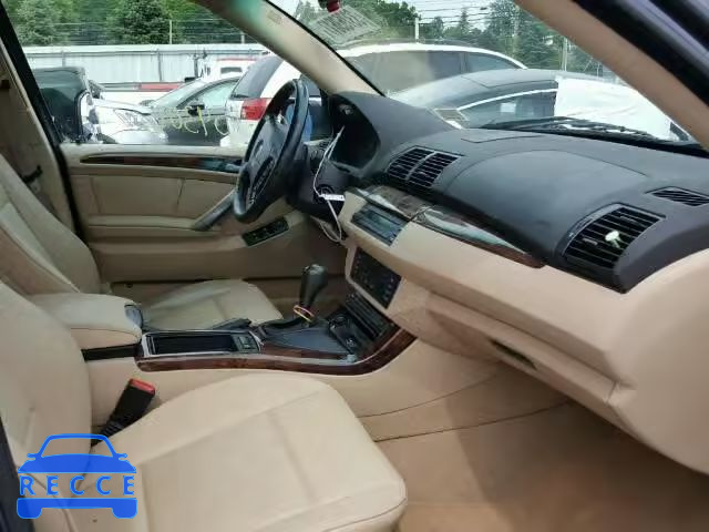 2005 BMW X5 5UXFA135X5LY05030 зображення 4