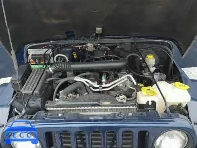 2005 JEEP WRANGLER / 1J4FA44S05P362395 зображення 6