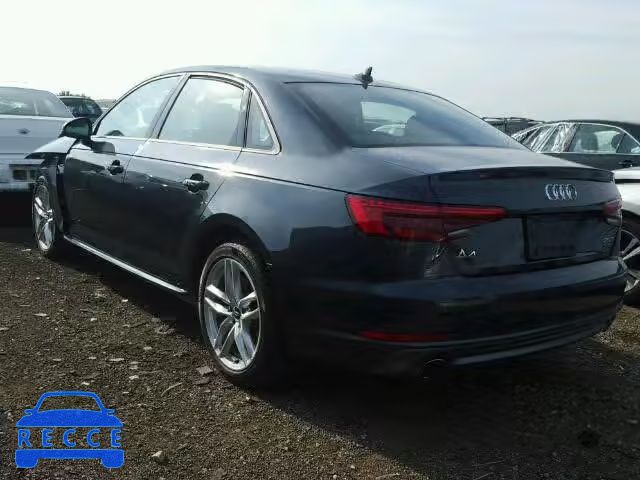 2017 AUDI A4 PREMIUM WAUDNAF41HN047584 image 2