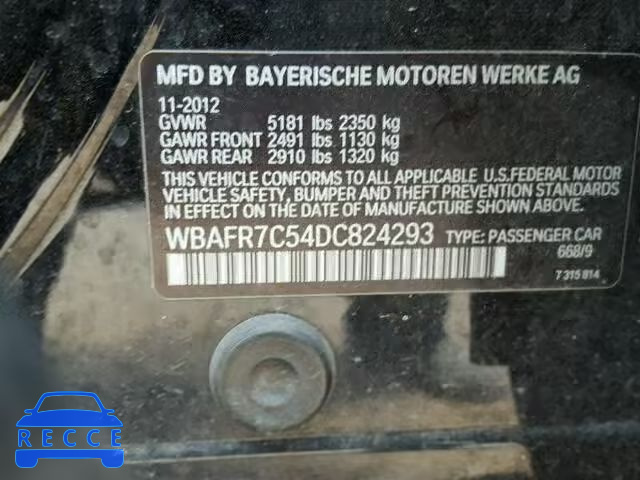 2013 BMW 535 WBAFR7C54DC824293 image 9