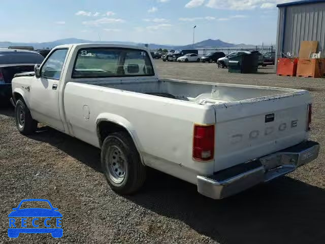 1987 DODGE DAKOTA 1B7FN14M9HS499766 image 2