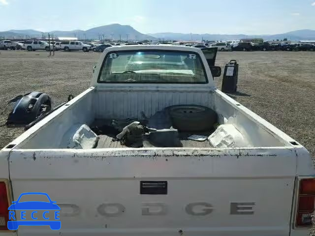 1987 DODGE DAKOTA 1B7FN14M9HS499766 image 5