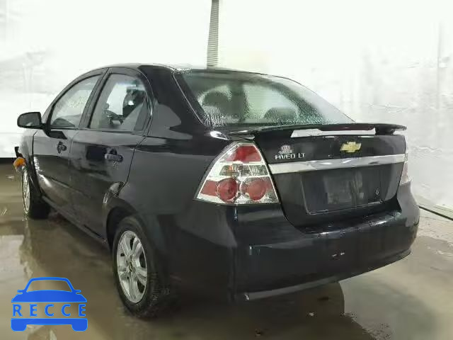 2009 CHEVROLET AVEO KL1TD56E29B663449 image 2