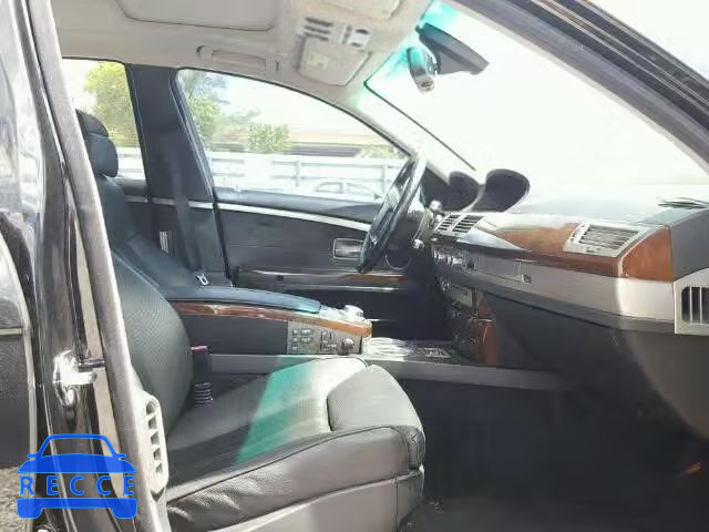 2006 BMW 750 WBAHN835X6DT37848 image 4