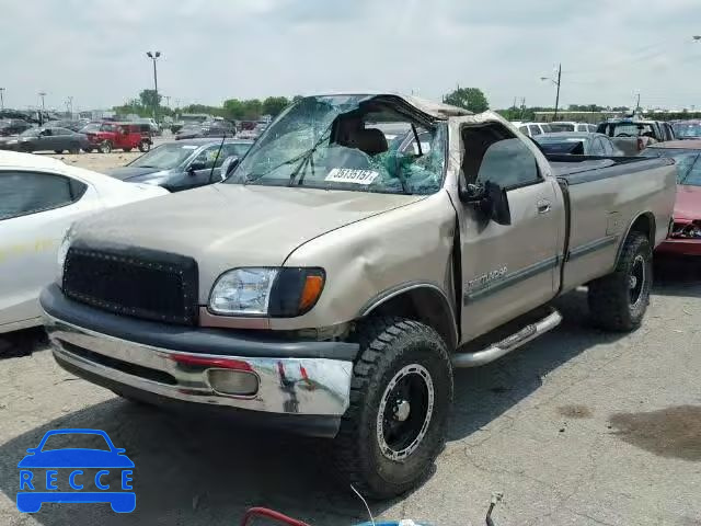 2002 TOYOTA TUNDRA SR5 5TBKT44122S225989 image 1