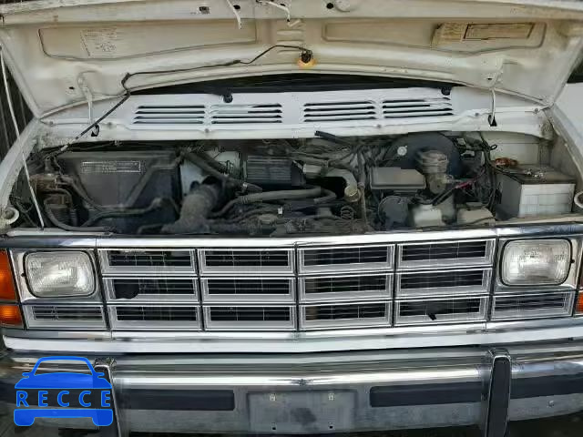 1992 DODGE RAM VAN B2 2B6HB21Y7NK132390 зображення 6