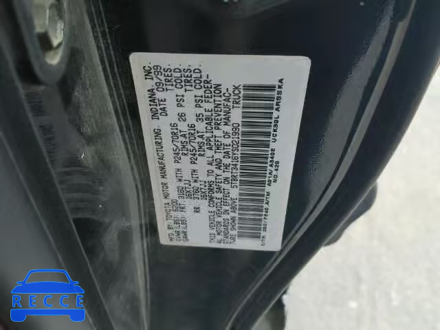 2000 TOYOTA TUNDRA 5TBRT3416YS021990 image 9