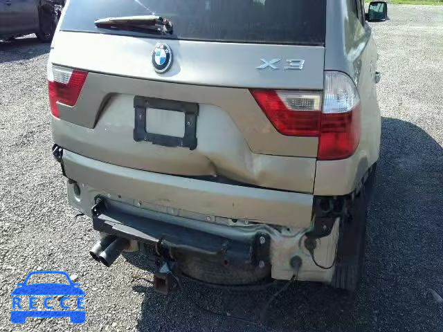 2008 BMW X3 WBXPC73448WE52125 image 8