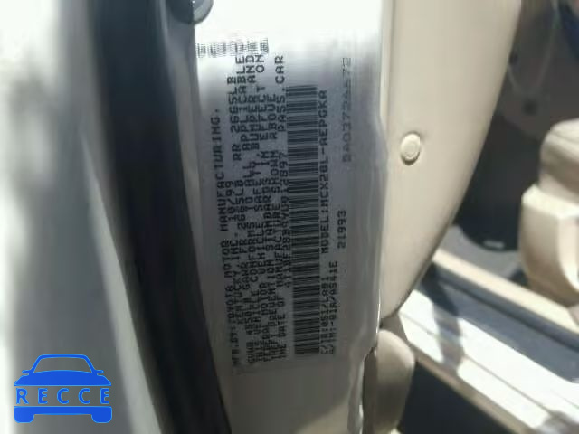 2000 TOYOTA AVALON 4T1BF28B9YU012897 image 9