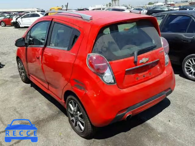 2014 CHEVROLET SPARK 2LT KL8CF6S97EC566441 image 2