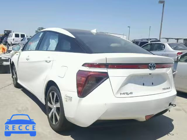 2017 TOYOTA MIRAI JTDBVRBD7HA001845 image 2